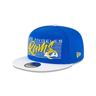 Los Angeles Rams Gorra | New Era NFL Retro 9fifty Snapback Cap Mexico - Azules